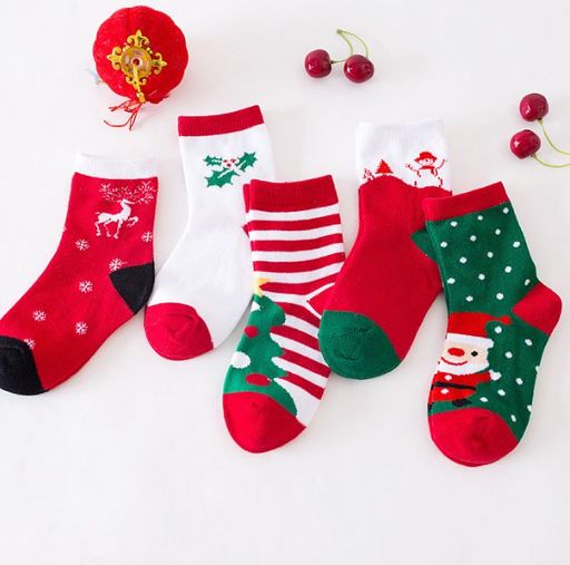 Детские носки 3-5 лет (15-18) см. Christmas Олень - Krumpy фото 4