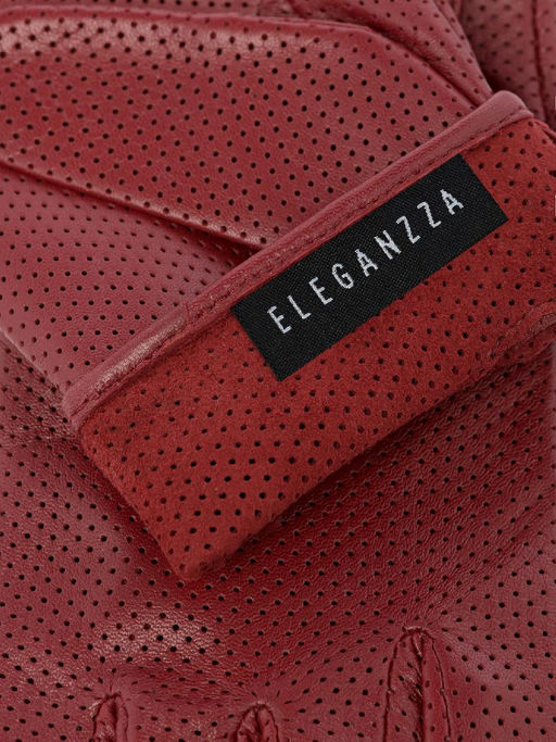 Перчатки женские б/п IS854 dusty red - Eleganzza фото 4
