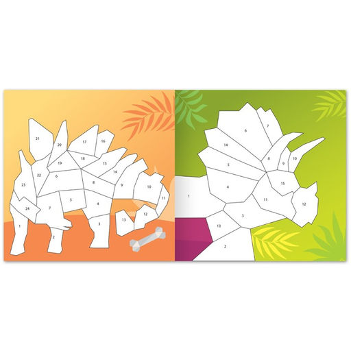 Творческая книжка Рисуй наклейками. Динозавр, 12 стр. - Буква-ленд фото 3