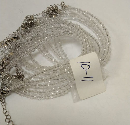 Браслет Шпинель с алмазной огранкой Горный хрусталь 3мм