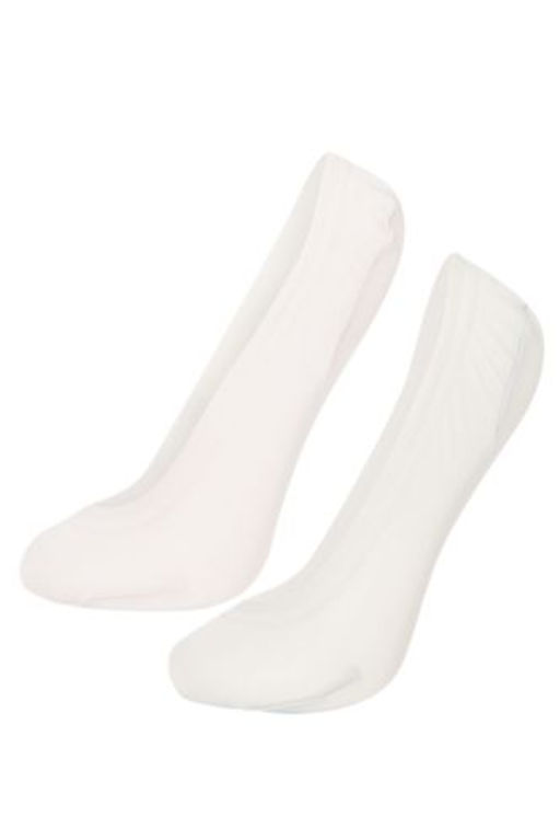 Kad?n Lazer Kesim 2li Microfiber Babet Corap