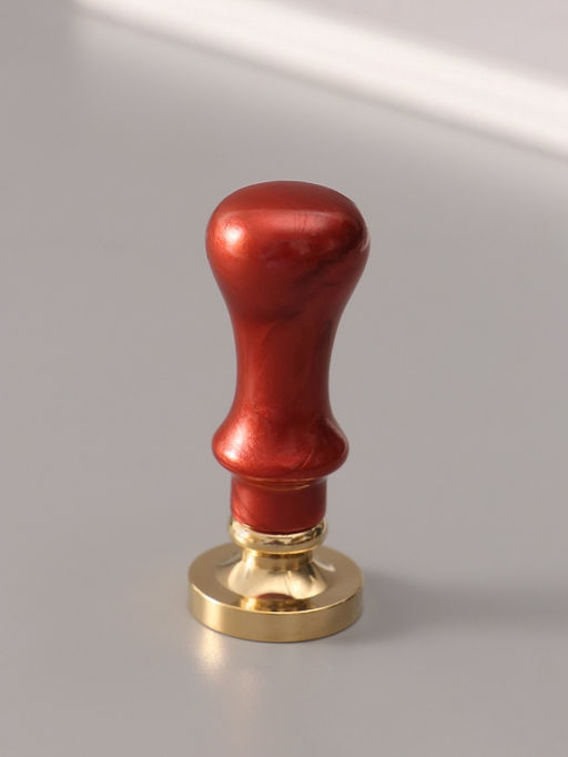 Печать для сургуча с пластиковой ручкой «Буква D на вензеле», 2.5×2.5×6.3 см