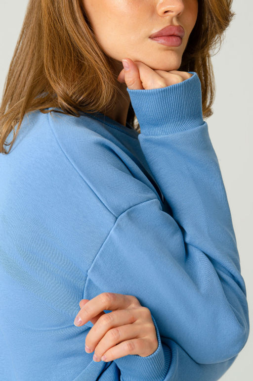 Арт. 2520/3  Костюм с брюками женский 44-52 (5 шт) Цвет:верх-голубой,низ-голубой