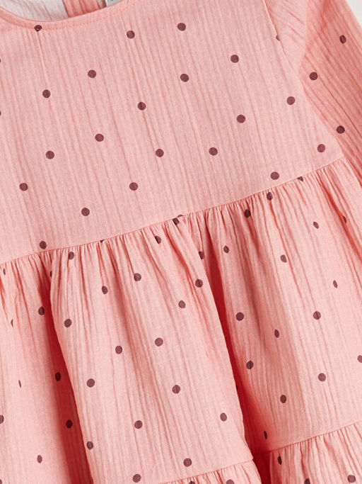 Bisiklet Yaka K?z Bebek Elbise