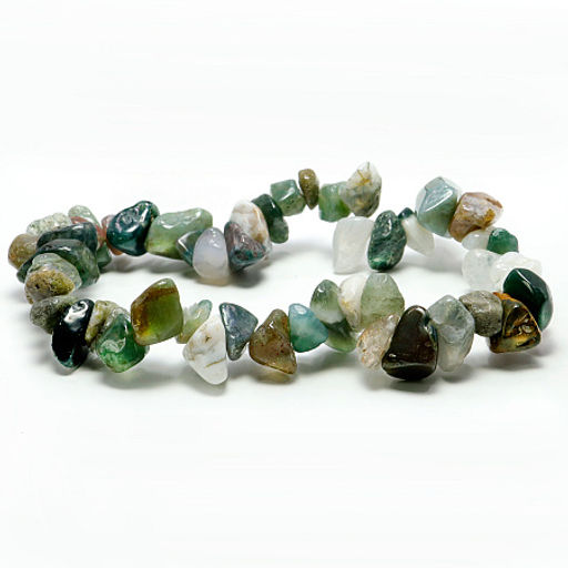 Браслет из камня Яшма зеленая привлекает изобилие