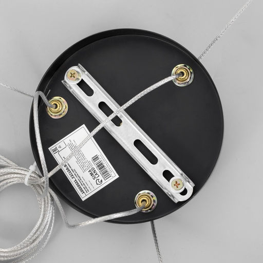Люстра «Моника» 6 LED 144 Вт 3000-6000К черно-золотой 78×78×100 см