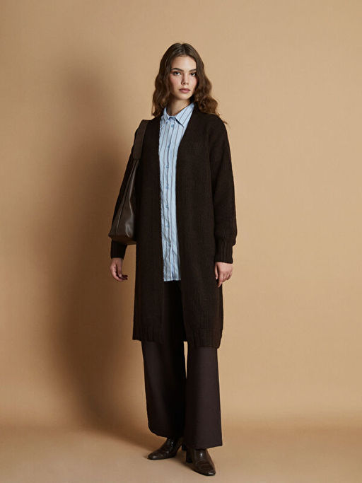 ?al Yaka Oversize Kad?n Triko H?rka