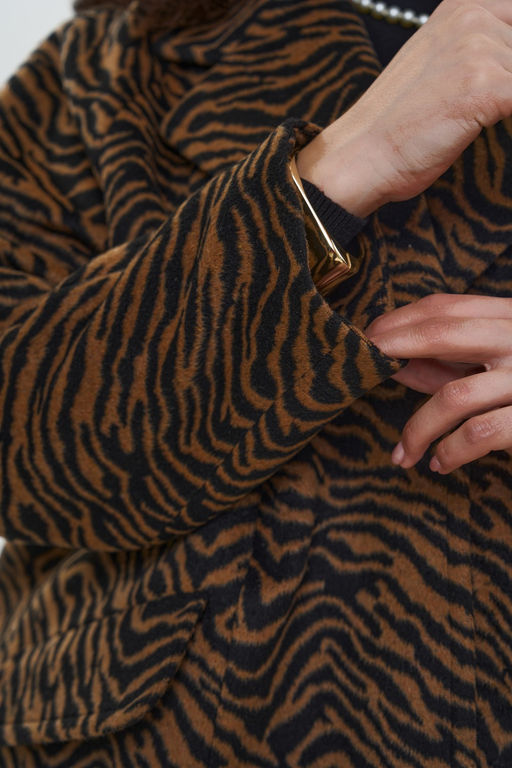 Пальто Флирт бежево-черный - Intikoma фото 5