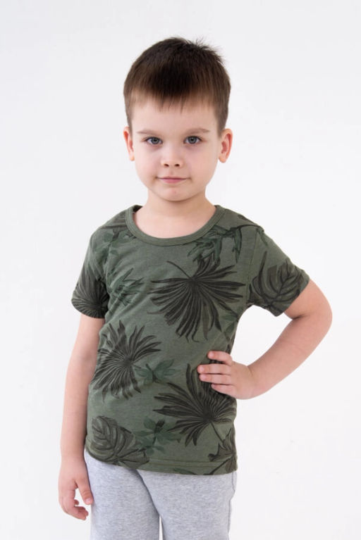 Футболка детская, цвет хаки