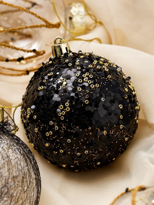 Ёлочные игрушки Шаннен, шары новогодние, d=8 см, 9 шт. созвездие - Зимнее волшебство фото 10