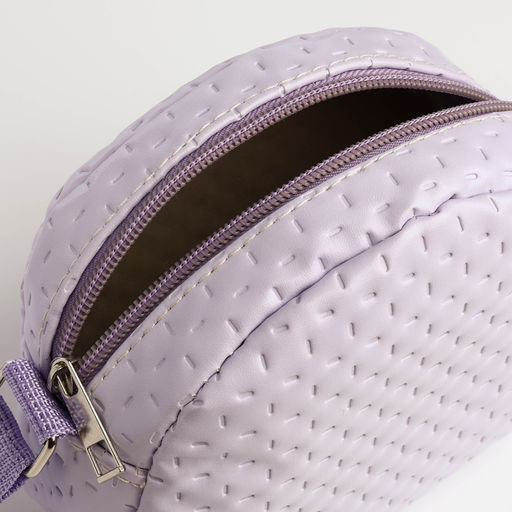 Сумка детская на молнии, цвет сиреневый - Simaland фото 3
