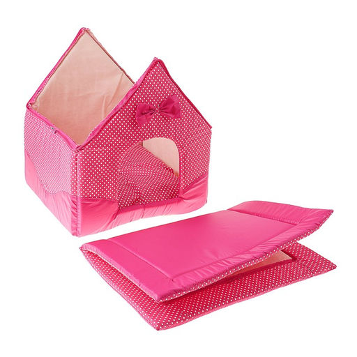 Домик Нежность, 35 х 37 х 42 см, розовый - Пижон фото 6