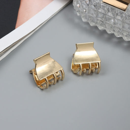 Цена за 2 шт. Крабик для волос «Шерри», набор 2 шт., классика, 2 см