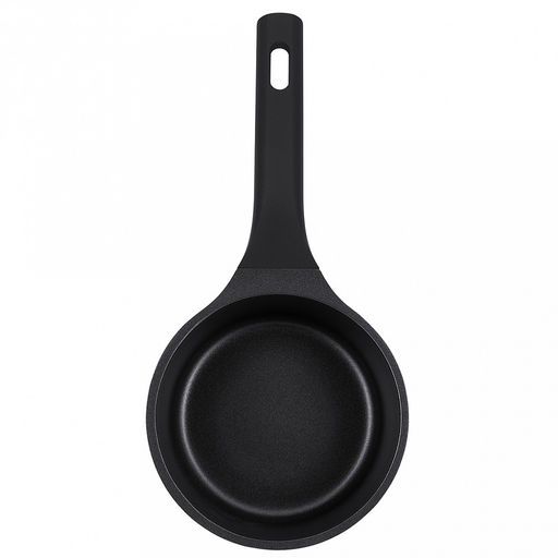 Ковш с антипригарным покрытием Moderno 1,3л, д16см, h14см, s1,8мм, дно s5мм, литой алюминий, стеклянная крышка с силиконовый ободом, бакелитовая ручка с покрытием soft-touch, Regent (Китай) Подходит для всех видов плит, включая индукционную. - Домашняя мода фото 3