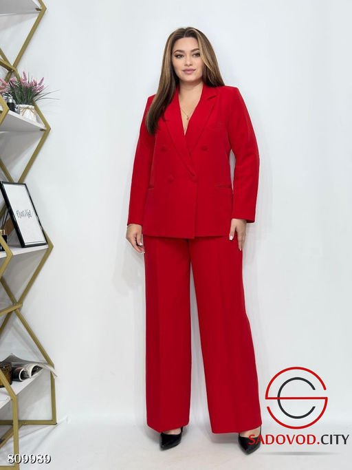 Брючный костюм женский, креп - Bruno фото 7