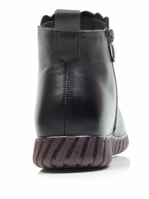 01-5507 BLACK Ботинки демисезонные (натуральная кожа, байка) - No name фото 11