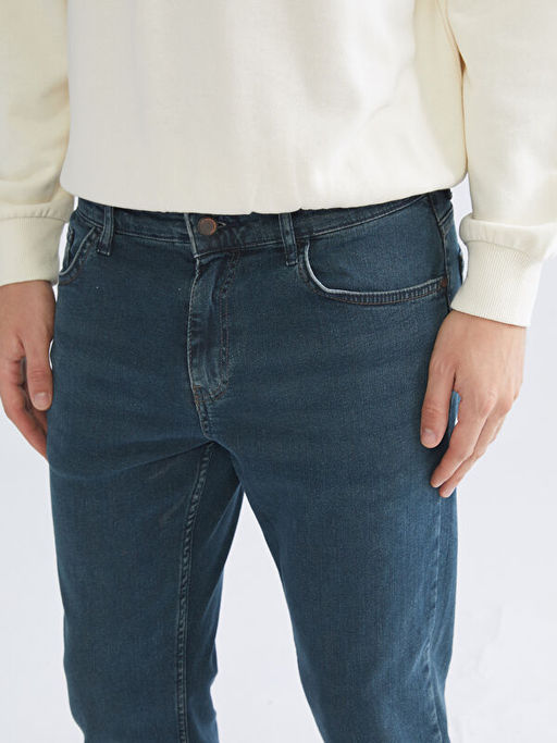 B?y?k Beden Regular Fit Erkek Jean Pantolon