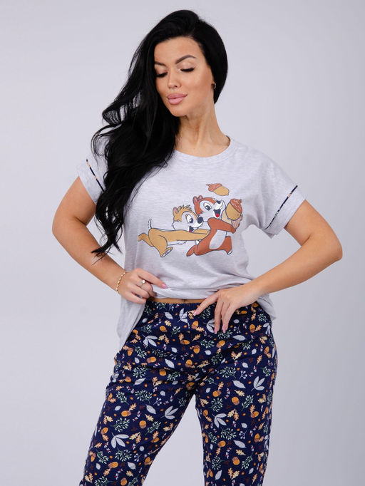 Пижама "Бурундучки 2" брюки, трикотаж