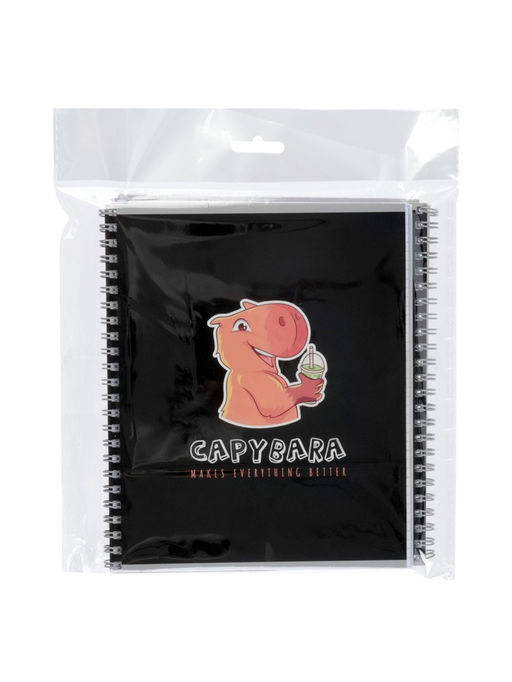 Набор тетрадей Calligrata. Capy, 3 штуки, 80 листов, на гребне, обложка из мелованного кратона