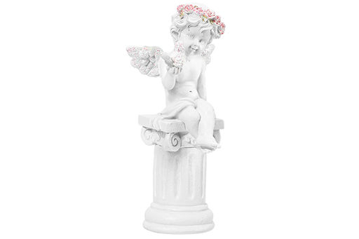 Статуэтка 6,5*6*13,5 см Ангелочек на колонне - Elan gallery фото 20