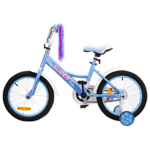 Велосипед двухколесный SLIDER, 16", синий