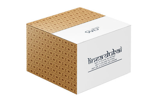 Бокал для шампанского, 150 мл, 4 шт, прозрачные, стекло Р, Dubai