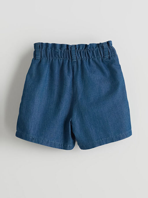 Beli Lastikli K?z ?ocuk Jean ?ort