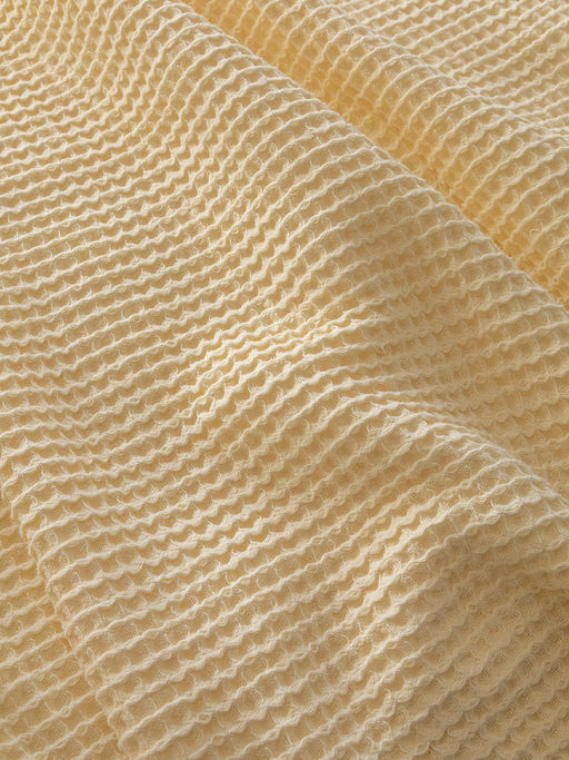 Покрывало вафельное 175x200 молочный 100% Хлопок - Denastia фото 4