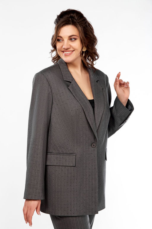 Костюм Olga Style С905-Р темно-серый  фото 2