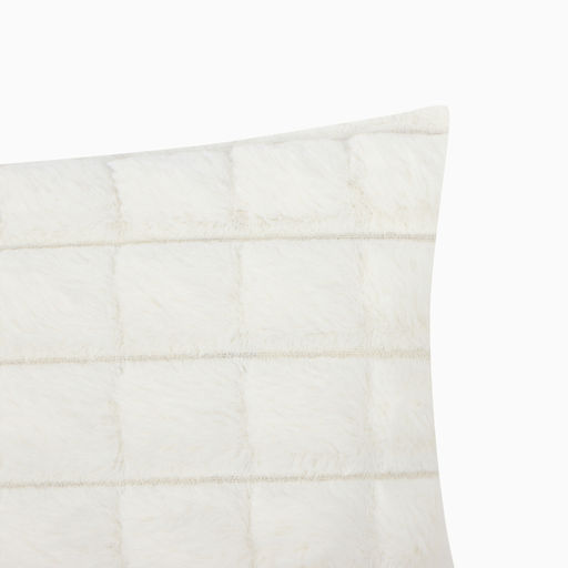 Наволочка декоративная Этель цвет молочный 43х43 см , велсофт, полиэстер  фото 2