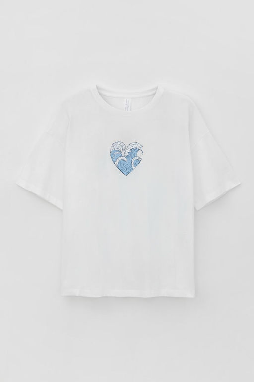 Футболка Very Neat Е 30092 из хлопка бежевая  фото 6