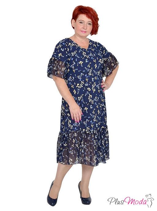 Платье Модель №1271 размеры 44-84 - Plusmoda фото 3