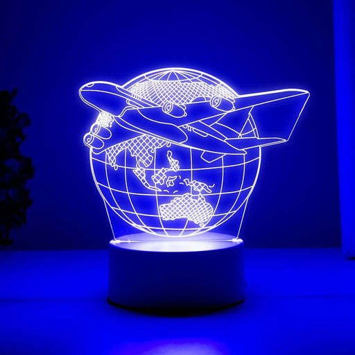 Светильник «Самолет» LED RGB от сети RISALUX