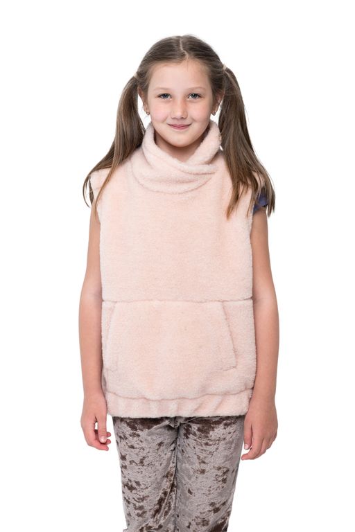 Жилет детский FUR цвет Ваниль УНИСЕКС - Woollamb фото 13