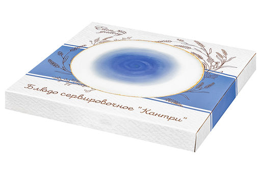 Блюдо сервировочное 30*30*2,7 см Кантри фиолетовое - Elan gallery фото 11