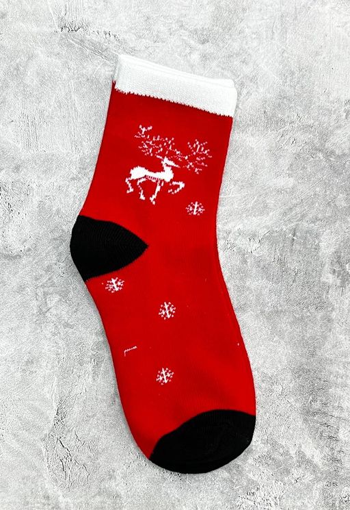 Детские носки 3-5 лет (15-18) см. Christmas Олень - Krumpy фото 3
