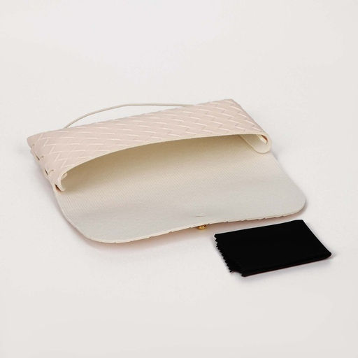 Футляр для очков на резинке, салфетка, цвет бежевый - Simaland фото 3