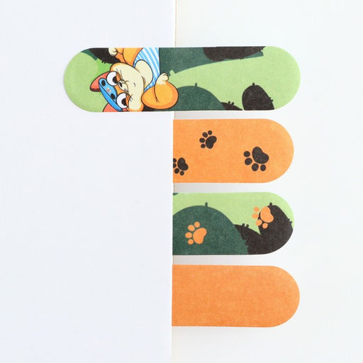 Цена за 2 шт. Стикеры для заметок, с липким краем, 20 листов, 4 шт. «С днем защитника отечества. 23 февраля»