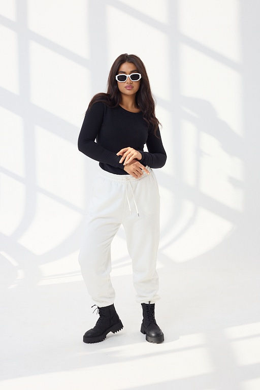 Лонгслив женский Чёрный - Амавес-текстиль фото 2