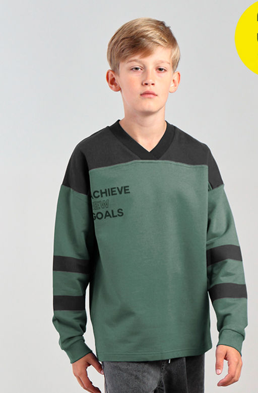 CRB wear / CWJB 63982-35-426 Джемпер для мальчика,хаки