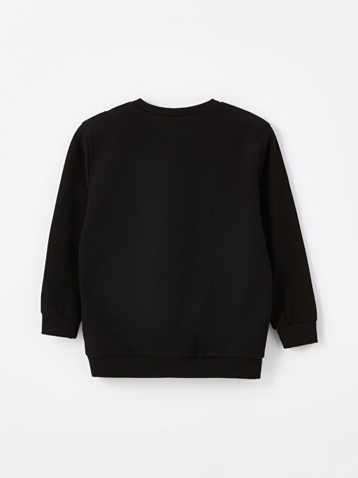 Bisiklet Yaka Bask?l? Erkek Bebek Sweatshirt - Waikiki фото 2