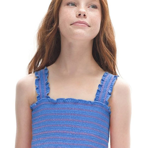 PELICAN, майка-топ для девочек, Джинс  фото 2