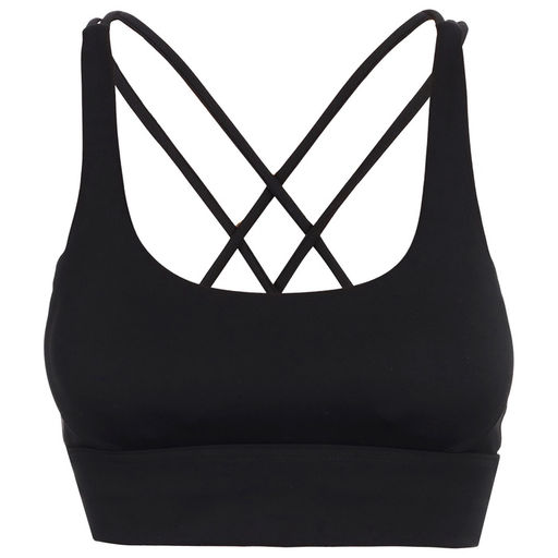 Топ спортивный женский ONLYTOP Sculpt, размер 44 (M), чёрный