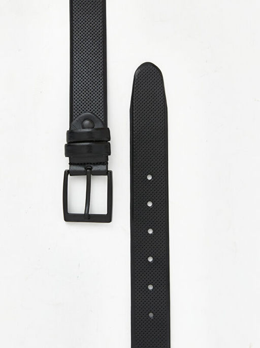 Deri G?r?n?ml? Erkek Kemer