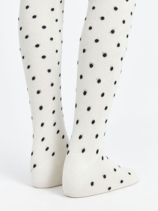 Puantiyeli K?z ?ocuk K?lotlu ?orap