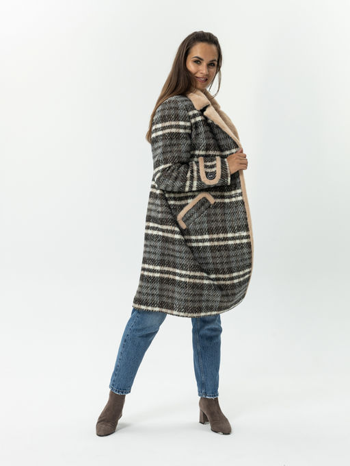 Ажур утепленное пальто - Dyuto фото 17