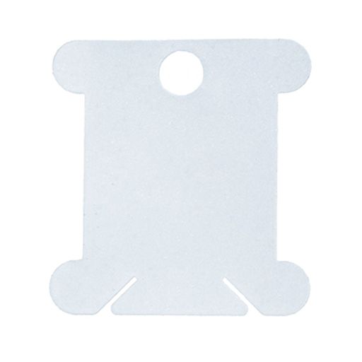 Gamma WP-20 Бобины для мулине пластик 4 см 20 шт в блистере белый