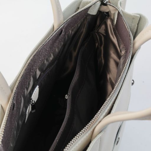 Женская кожаная сумка тоут 8650 Априкот - Cidirro фото 4