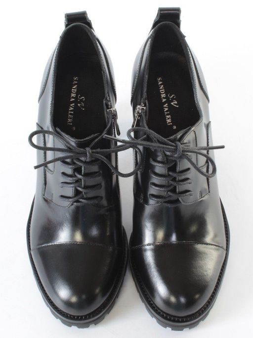 01-H9001-B76-SW3 BLACK Ботинки демисезонные мужские (натуральная кожа) - Фабричный китай фото 14