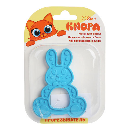 Массажер для десен (прорезыватель) "Зайка"